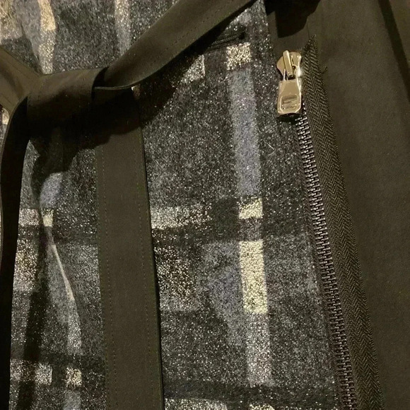 Per Se by Carlisle Women’s Navy Midi Skirt Size 10 W/ Belt - Picture 2 of 4